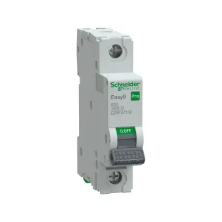 Schneider Electric EZ9F27132, Easy9 Pro, 32 Amper, 1 Kutuplu, B Tipi, Otomatik Sigorta, 6 kA, 1x32B