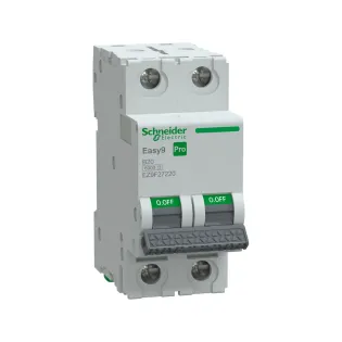 Schneider Electric EZ9F27220, Easy9 Pro, 20 Amper, 2 Kutuplu, B Tipi, Otomatik Sigorta, 6 kA, 2x20B