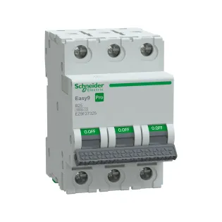 Schneider Electric EZ9F27325, Easy9 Pro, 25 Amper, 3 Kutuplu, B Tipi, Otomatik Sigorta, 6 kA, 3x25B
