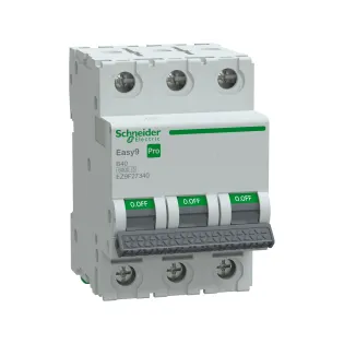 Schneider Electric EZ9F27340, Easy9 Pro, 40 Amper, 3 Kutuplu, B Tipi, Otomatik Sigorta, 6 kA, 3x40B
