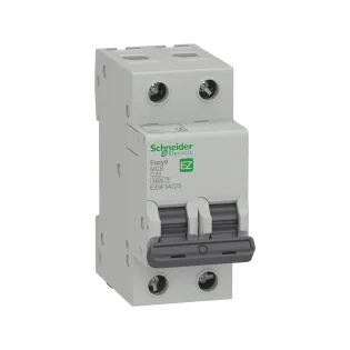 Schneider Electric EZ9F34225, Easy9, 25 Amper, 2 Kutuplu, C Tipi, Otomatik Sigorta, 4.5 kA, 2x25C