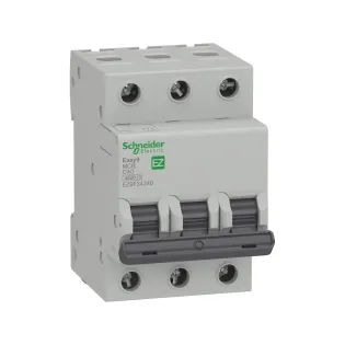 Schneider Electric EZ9F34340, Easy9, 40 Amper, 3 Kutuplu, C Tipi, Otomatik Sigorta, 4.5 kA, 3x40C