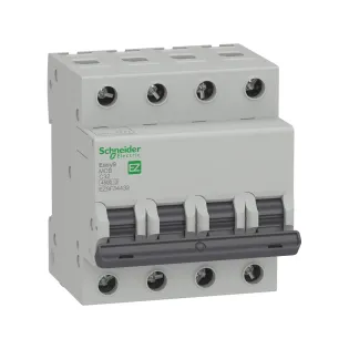 Schneider Electric EZ9F34432, Easy9, 32 Amper, 4 Kutuplu, C Tipi, Otomatik Sigorta, 4.5 kA, 4x32C