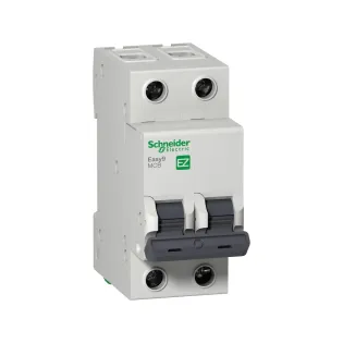 Schneider Electric EZ9F51220, Easy9, 20 Amper, 2 Kutuplu, C Tipi, Otomatik Sigorta, 10 kA, 2x20C