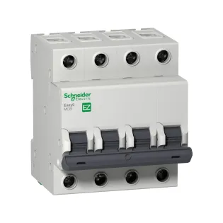 Schneider Electric EZ9F51420, Easy9, 20 Amper, 4 Kutuplu, C Tipi, Otomatik Sigorta, 10 kA, 4x20C