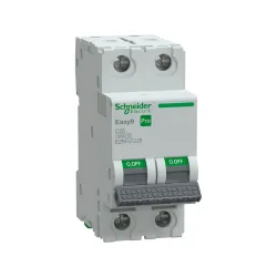 Schneider Electric EZ9F57225, Easy9 Pro, 25 Amper, 2 Kutuplu, C Tipi, Otomatik Sigorta, 6 kA, 2x25C