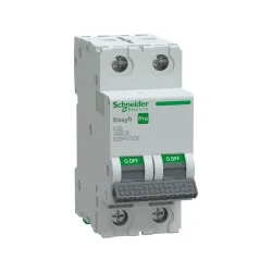 Schneider Electric EZ9F57232, Easy9 Pro, 32 Amper, 2 Kutuplu, C Tipi, Otomatik Sigorta, 6 kA, 2x32C
