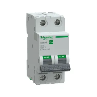 Schneider Electric EZ9F57250, Easy9 Pro, 50 Amper, 2 Kutuplu, C Tipi, Otomatik Sigorta, 6 kA, 2x50C