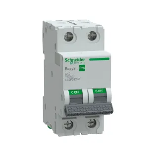 Schneider Electric EZ9F59240, Easy9 Pro, 40 Amper, 2 Kutuplu, C Tipi, Otomatik Sigorta, 10 kA, 2x40C