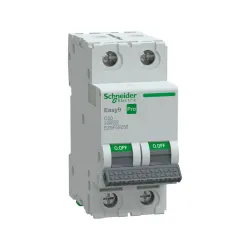 Schneider Electric EZ9F59250, Easy9 Pro, 50 Amper, 2 Kutuplu, C Tipi, Otomatik Sigorta, 10 kA, 2x50C