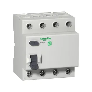 Schneider Electric EZ9R05463, Easy9, 63 Amper, 30mA, AC Tip, Kaçak Akım Koruma Rölesi, 4 Kutuplu (3 Faz+Nötr)