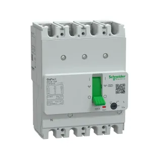 Schneider Electric G12F4A100, GoPact, 80-100 Amper, 4 Kutuplu, 30 kA, Kompakt Şalter, G125F, TM100D