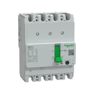 Schneider Electric G12F4A125, GoPact, 100-125 Amper, 4 Kutuplu, 30 kA, Kompakt Şalter, G125F, TM125D