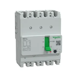 Schneider Electric G12F4A63, GoPact, 50-63 Amper, 4 Kutuplu, 30 kA, Kompakt Şalter, G125F, TM63D