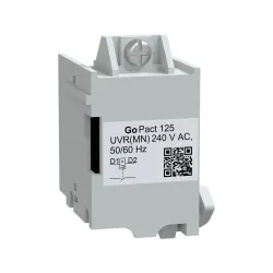 Schneider Electric G12UVR230AC, GoPact, G125 Kompakt Şalterler için MN Düşük Gerilim Bobini, 230 Volt AC