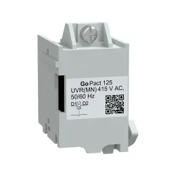 Schneider Electric G12UVR415AC, GoPact, G125 Kompakt Şalterler için MN Düşük Gerilim Bobini, 415 Volt AC