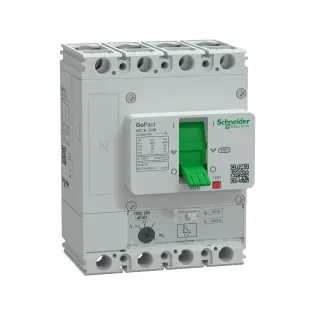 Schneider Electric G20B4A100, GoPact, 70-100 Amper, 4 Kutuplu, 25 kA, Kompakt Şalter, G200B, TM100D