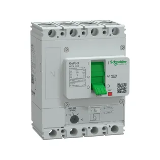 Schneider Electric G20B4A200, GoPact, 140-200 Amper, 4 Kutuplu, 25 kA, Kompakt Şalter, G200B, TM200D