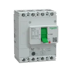 Schneider Electric G20B4A80, GoPact, 56-80 Amper, 4 Kutuplu, 25 kA, Kompakt Şalter, G200B, TM80D