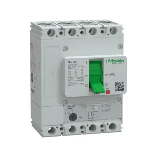 Schneider Electric G20F4A200, GoPact, 140-200 Amper, 4 Kutuplu, 36 kA, Kompakt Şalter, G200F, TM200D