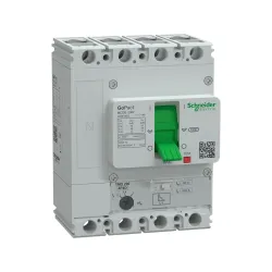 Schneider Electric G20F4A80, GoPact, 56-80 Amper, 4 Kutuplu, 36 kA, Kompakt Şalter, G200F, TM80D
