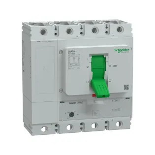 Schneider Electric G80H4TM500, GoPact, 350-500 Amper, 4 Kutuplu, 70 kA, Kompakt Şalter, G800H, TM500D