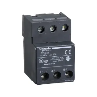 Schneider Electric GV2G05, TeSys Deca, GV2 için Besleme Barası Girişi, Yan Montaj