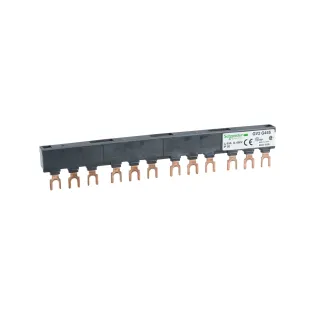 Schneider Electric GV2G445, TeSys Deca, 4 Adet GV2 için Besleme Barası, 63 Amper, 45 mm