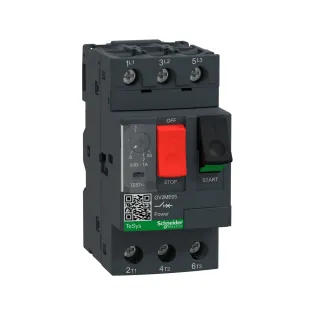 Schneider Electric GV2ME05, TeSys Deca, 0.63-1 Amper, 0.25 kW, Motor Koruma Şalteri, 100 kA