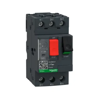 Schneider Electric GV2ME21, TeSys Deca, 17-23 Amper, 9 kW, Motor Koruma Şalteri, 15 kA