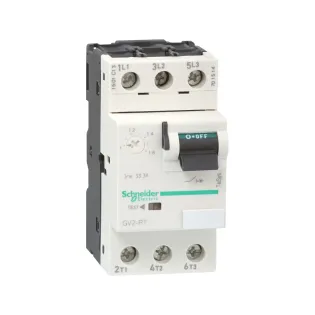 Schneider Electric GV2RT08, TeSys Deca, 2.5-4 Amper, 1.5 kW, Motor Koruma Şalteri, 100 kA
