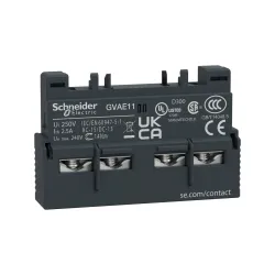 Schneider Electric GVAE11, TeSys Deca, GV2 ve GV3P Motor Koruma Şalterleri için Yardımcı Kontak Blok, 1NA+1NK