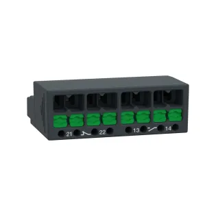 Schneider Electric GVAE11A, TeSys Deca, GV2 ve GV3 Motor Koruma Şalterleri İçin Snap-in Bağlantılı Yardımcı Kontak Blok, 1NA+1NK