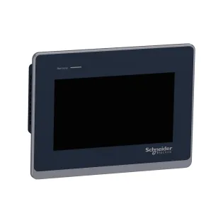 Schneider Electric HMIST6400, Harmony ST6, 7" Dokunmatik Operatör Paneli(HMI), WVGA 800x480px, 16M Renk, 128 MB, 2 Port COM, 2 Port USB, 2 Port Ethernet