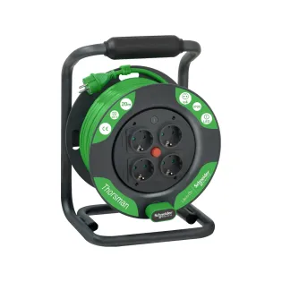 Schneider Electric IMT33140, Thorsman, Klasik Kablo Makarası, 20 Metre 3x1.5mm² H05VVF Kablolu, IP20, CEE 7/3