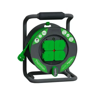 Schneider Electric IMT33145, Thorsman, Klasik Kablo Makarası, 25 Metre 3x1.5mm² H05VVF Kablolu, IP44, CEE 7/5