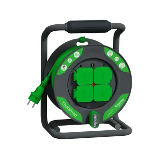 Schneider Electric IMT33150, Thorsman, Gelişmiş Kablo Makarası, 25 Metre 3x2.5mm² H07RNF Kablolu, IP44, IK08, CEE 7/5