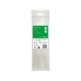 Schneider Electric IMT46409, Thorsman, 200x2.5mm, Şeffaf, Kablo Bağı, 100 Adet