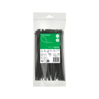 Schneider Electric IMT46412, Thorsman, 200x4.8mm, Siyah, Kablo Bağı, 100 Adet