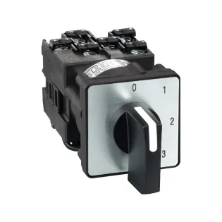 Schneider Electric K1C003QLH, Harmony K, 12 Amper, 1 Kutuplu, 3 Kademeli(0-1-2-3) Paket Şalter