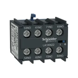Schneider Electric LA1KN22, TeSys K, Mini Kontatörler İçin Yardımcı Kontak Blok, 2NA+2NK