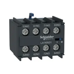 Schneider Electric LA1KN31, TeSys K, Mini Kontatörler İçin Yardımcı Kontak Blok, 3NA+1NK