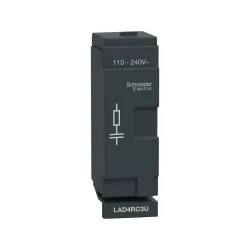 Schneider Electric LAD4RC3U, TeSys Deca, LC1D40A-D65A Kontatörler İçin RC Filtre, 110-240 Volt AC