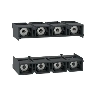 Schneider Electric LAD911546, TeSys Deca, LC1DT200A Kontaktörler İçin 4 Kutuplu Pabuç ve Bara Bağlantı Adaptörü