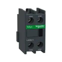 Schneider Electric LADN11, TeSys Deca, Kontatörler İçin Yardımcı Kontak Blok, 1NA+1NK