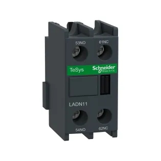 Schneider Electric LADN11, TeSys Deca, Kontatörler İçin Yardımcı Kontak Blok, 1NA+1NK