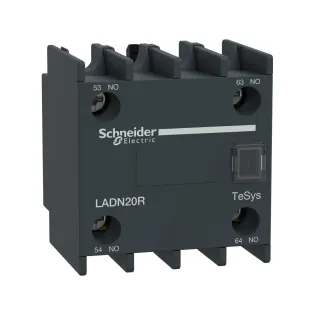 Schneider Electric LADN20R, TeSys Deca, Kontatörler İçin Toza Karşı Dayanıklı Yardımcı Kontak Blok, 2NA