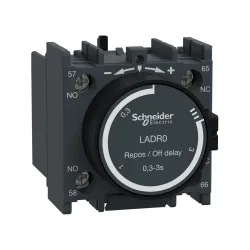 Schneider Electric LADR0, TeSys Deca, Düşmede Gecikmeli Pnömatik Zaman Rölesi, 0.1-3 sn