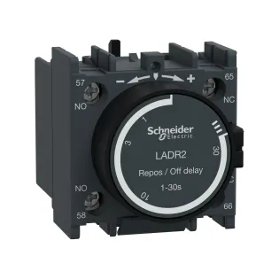 Schneider Electric LADR2, TeSys Deca, Düşmede Gecikmeli Pnömatik Zaman Rölesi, 0.1-30 sn
