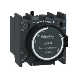 Schneider Electric LADR4, TeSys Deca, Düşmede Gecikmeli Pnömatik Zaman Rölesi, 10-180 sn